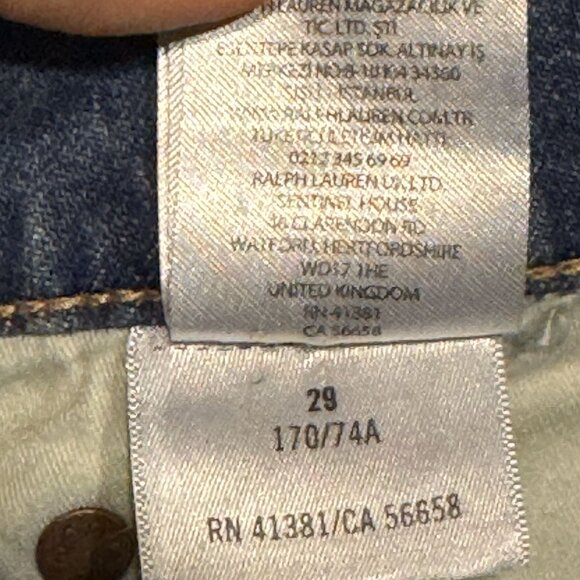 Polo Ralph Lauren Womens Denim Riding Jeans W/ Suede Patches & Embroidered Logo - Picture 4 of 6